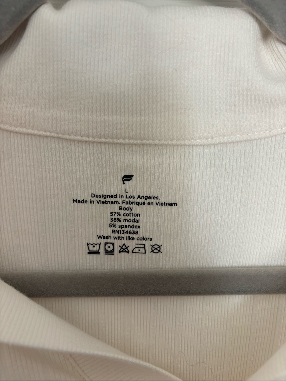 Fabletics Bone Short-Sleeve Ribbed Polo - Picture 3 of 4